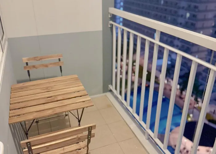 Moa Shell Residences Tower B 1br With Pullout Bed And Sofabed Balcony Pool View *