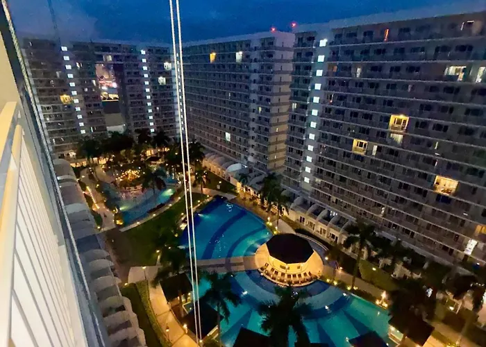 Moa Shell Residences Tower B 1br With Pullout Bed And Sofabed Balcony Pool View